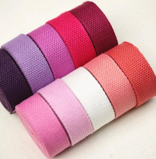 Colorful Cotton Webbing for bag strap
